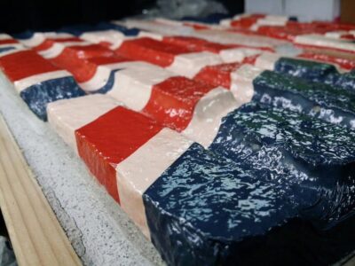 สติ๊กเกอร์ติดผนังปูนผิวขรุขระ