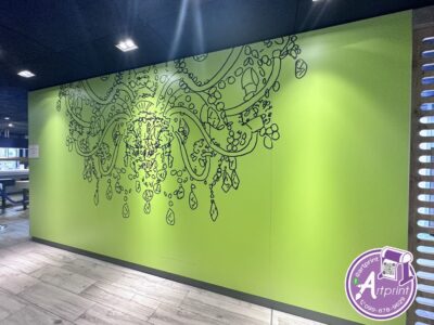 สติ๊กเกอร์ติดผนังปูน