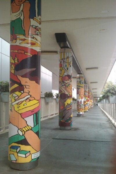 สติ๊กเกอร์ติดเสาโฆษณา