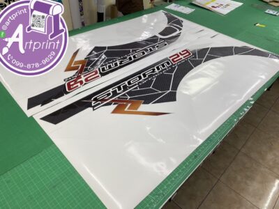 รับทำสติ๊กเกอร์ชุดพาร์ทติดรถ