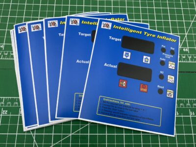 สติ๊กเกอร์ติดเครื่องจักร