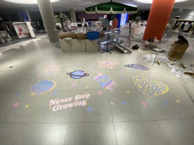 สติ๊กเกอร์ติดพื้น