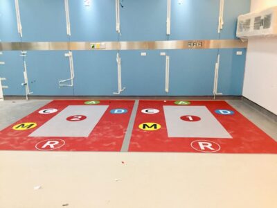 สติ๊กเกอร์ติดพื้น