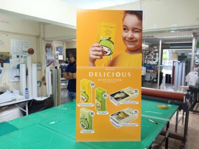 ป้ายสแตนดี้ งานอีเว้นท์