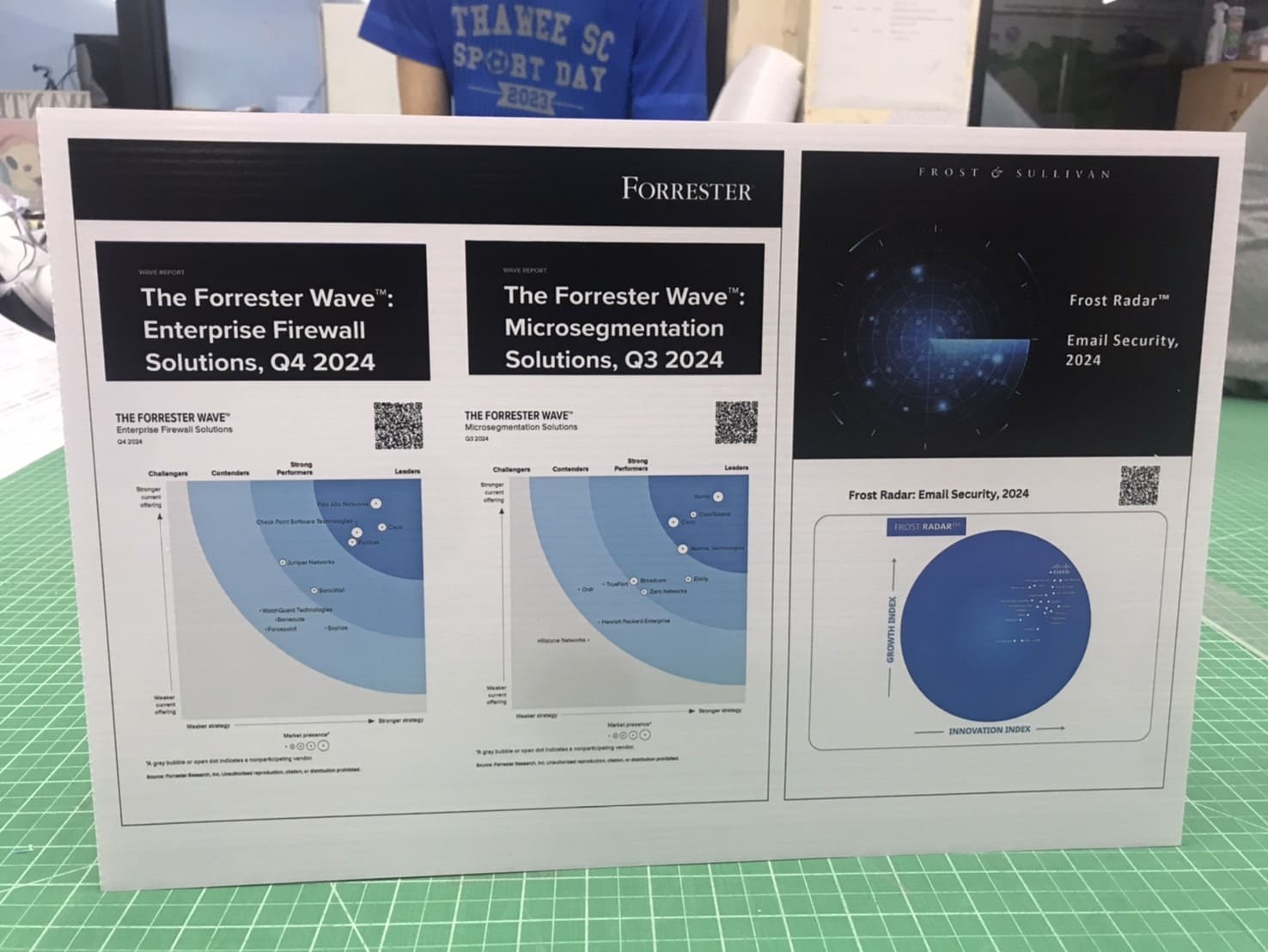 ป้าย sticker on pp board