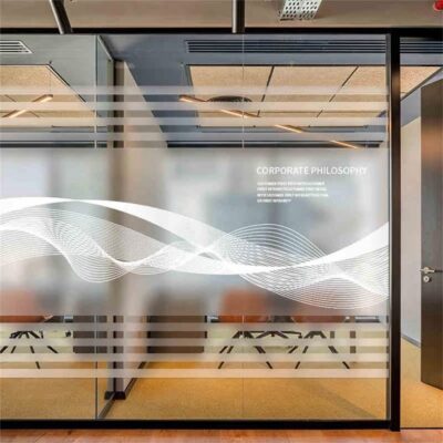 พิมพ์หมึกขาว ไล่เฉดสี ลงบนสติ๊กเกอร์ใส