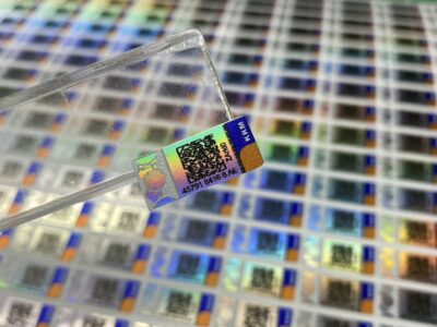 สติ๊กเกอร์กันปลอมโฮโลแกรม