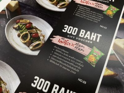 ป้ายเมนูอาหารติดผนัง ฟิวเจอร์บอร์ด