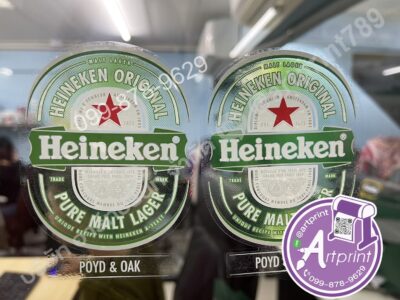 พิมพ์สติ๊กเกอร์ติดขวดเบียร์