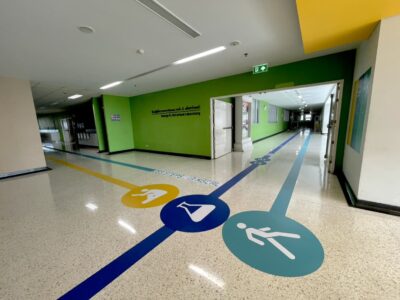 รับทำสติ๊กเกอร์ติดพื้น 