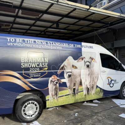 สติ๊กเกอร์ติดรถตู้