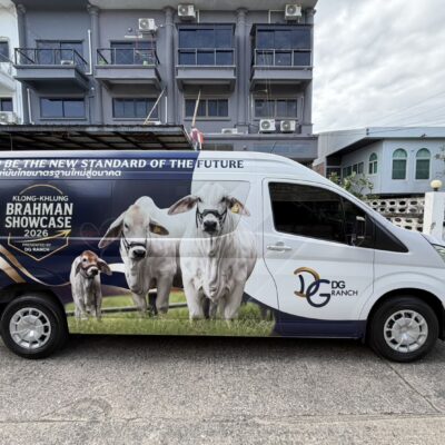 สติ๊กเกอร์ติดรถตู้