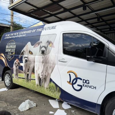 สติ๊กเกอร์ติดรถตู้