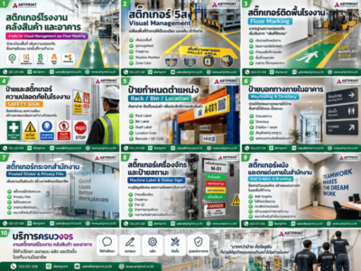 สติ๊กเกอร์โรงงาน